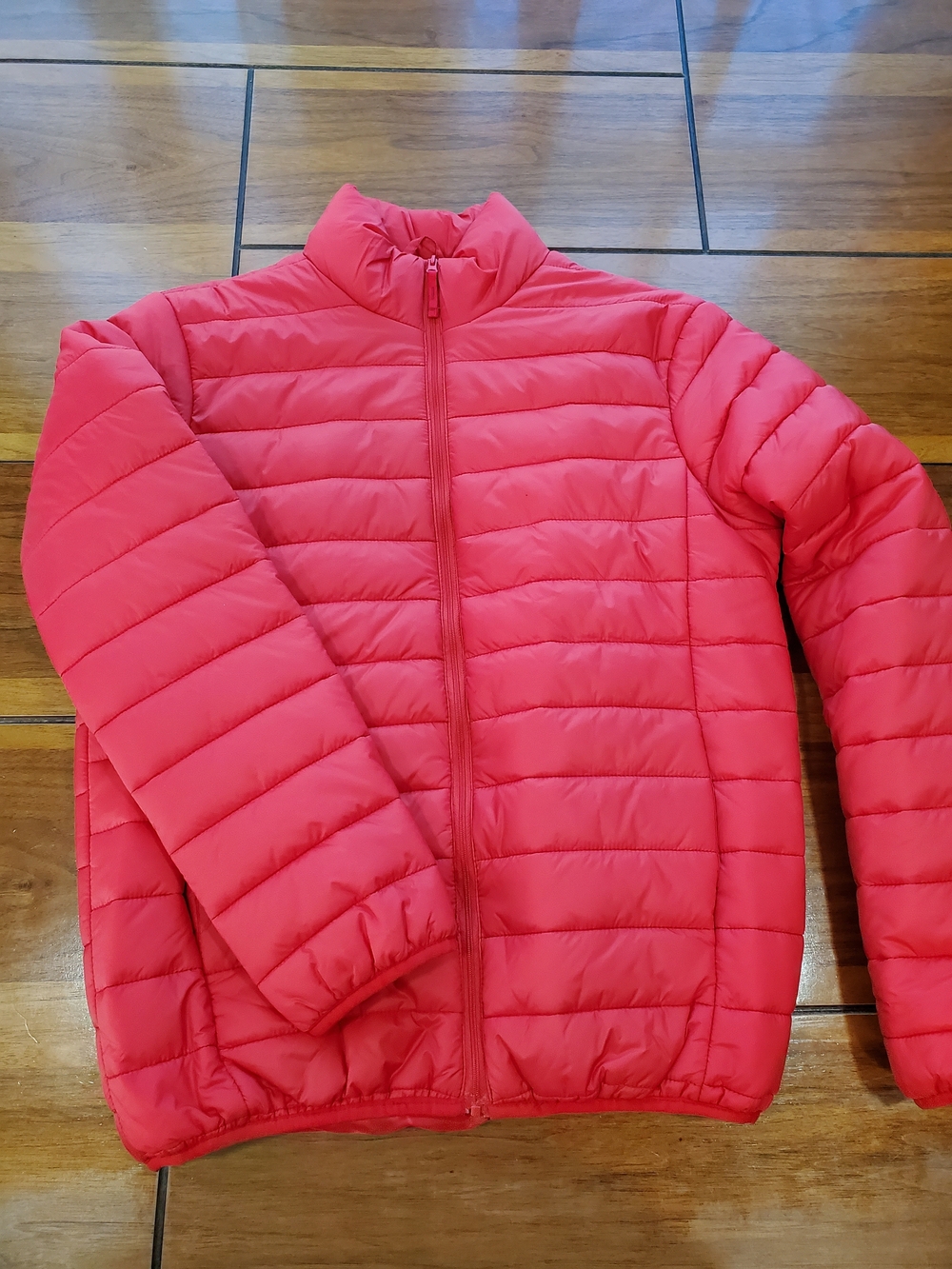 Men's Lightweight Quilted Puffer Jacket - Red